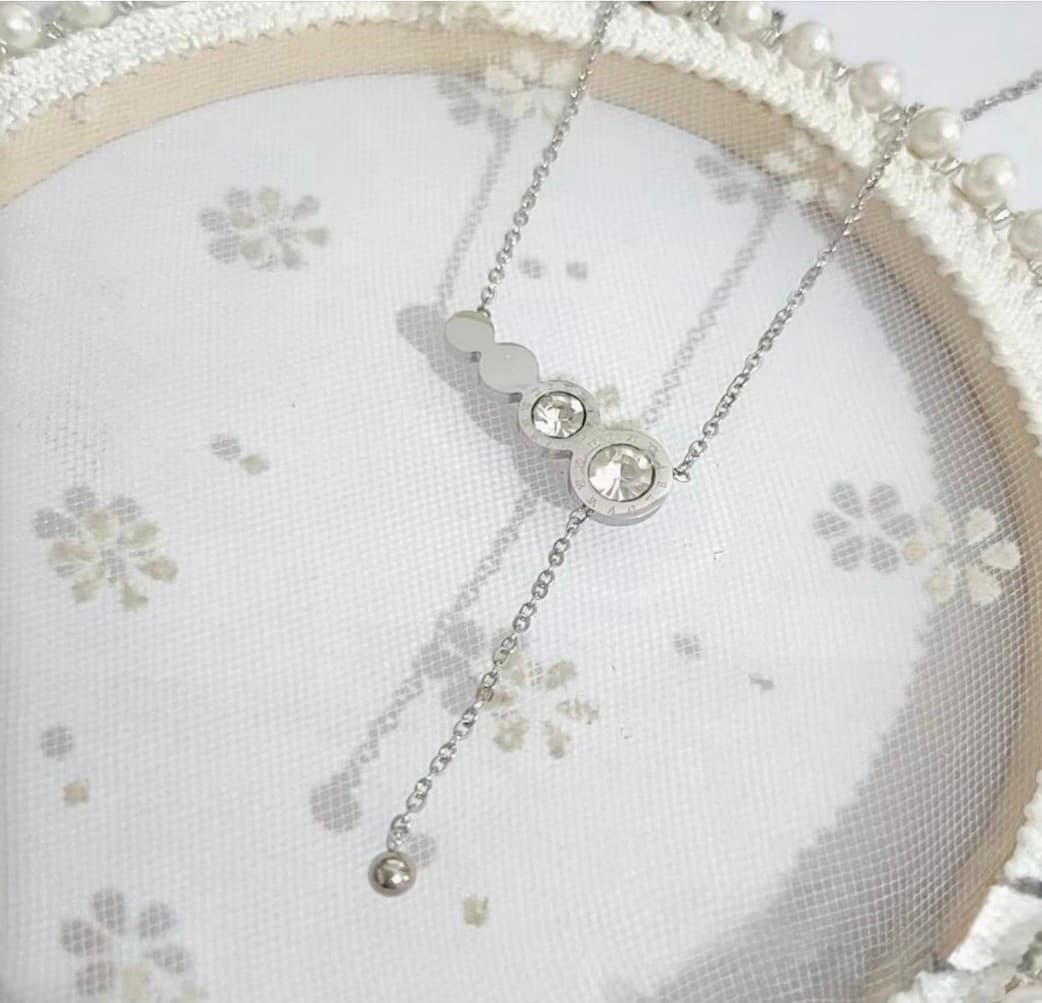 Silver Bubble Stainless Necklace