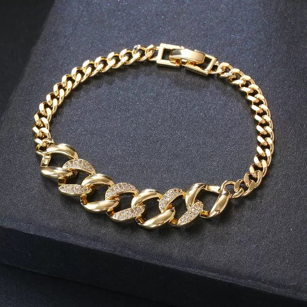 Brazilian Gold Chain Bracelet